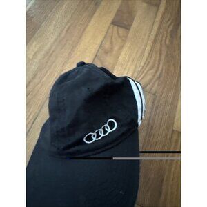 Audi Adidas Hat Black Adjustable Strap Embroidered Logo Automotive Cap Hat
